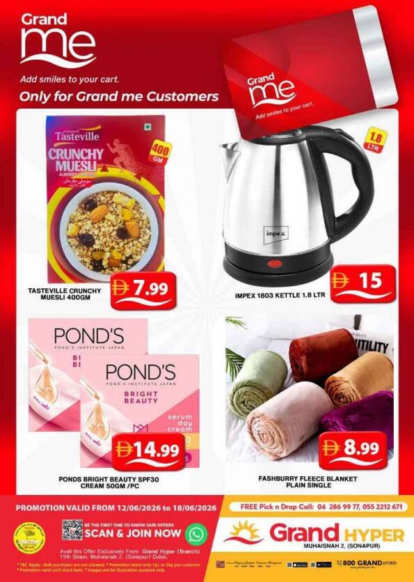 Grand Me Deals - Grand Hyper Muhaisnah