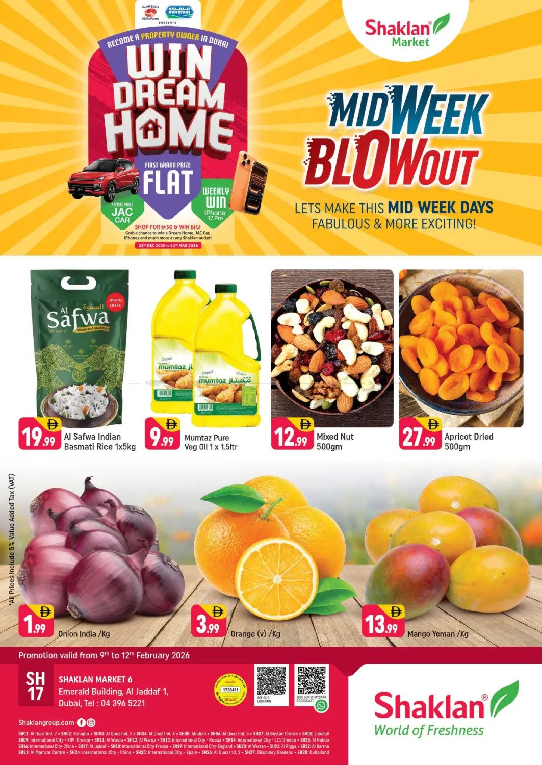 Midweek Blow Out - Al Jaddaf 1, Dubai